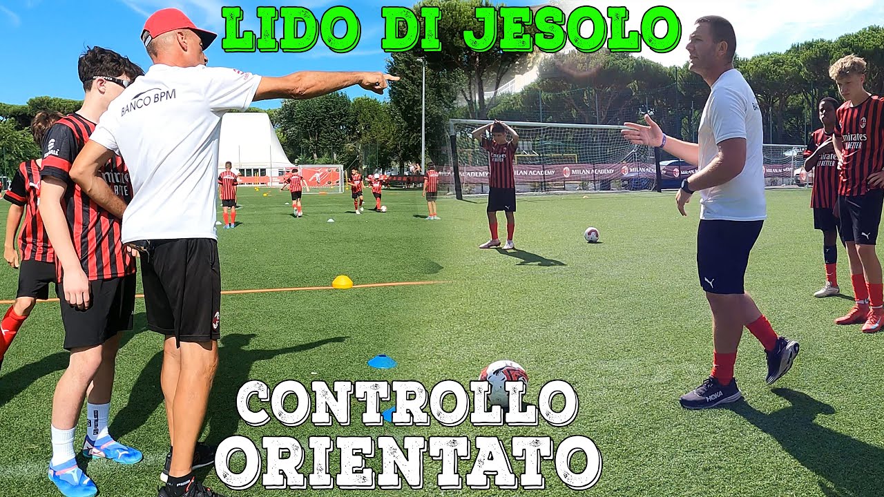 Il controllo orientato | AC Milan Academy Junior Camp