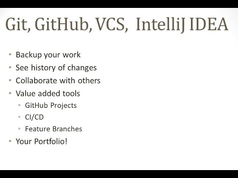 IntelliJ IDEA, Git, Github, and .gitignore: Share an IDEA Project on GitHub.com