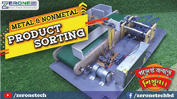 How to Make Metal Detection & Sorting Project | ZerOneTech