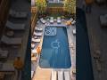 iPhone Shape Swimming Pool 😱 AI Construction Magic #shorts”