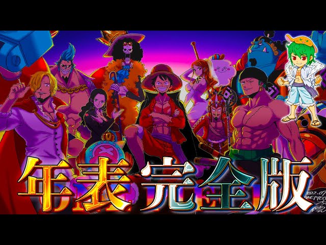 完全版】ワンピースの全て歴史を網羅した年表！！※ネタバレ注意