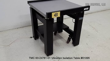 TMC 63 24781 01 Vibration Isolation Table #61095