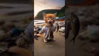 The Poor Puppy Cat Ai Video Cartoon Video