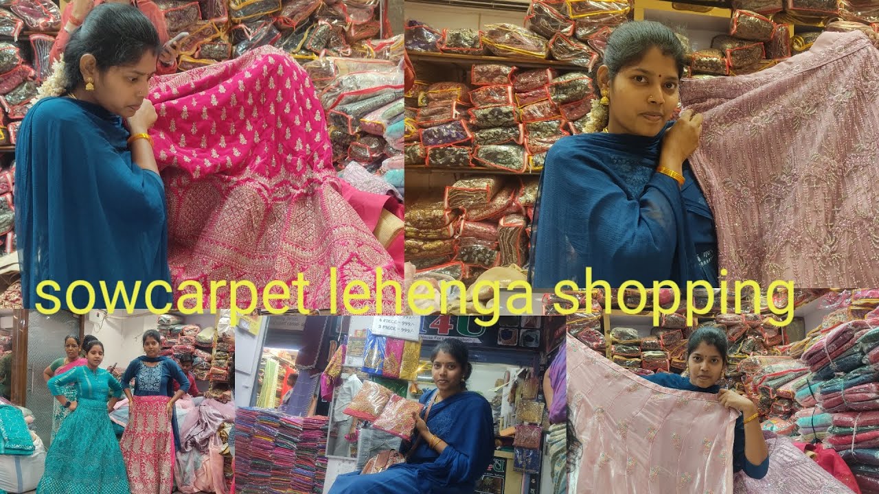 அண்ணா  Reception ku dress edukka porom in sowcarpet shopping.#vlog#shopping#suba_lifestyle###