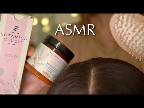 [ASMR] Peaceful Scalp Care | Scalp water, Argan oil , Nourishing Mask | No Talking