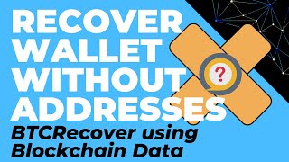 BTCRecover without Addresses Wallet Recovery Bitcoin Bitcoin Cash Litecoin Vertcoin Monacoin 