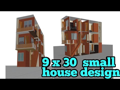 awesome-small-house-design-||-9-x-30-3d-house-design-||-dream-house-design
