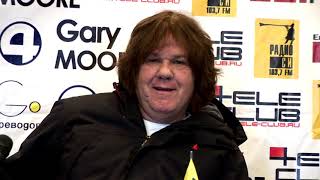 Gary Moore. Press-Conference, Yekaterinburg, Russia, 2010