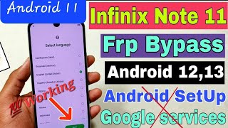 Infinix Note 11 (X663) FRP Bypass Without PC | Android 11,12 | @Luckyanees