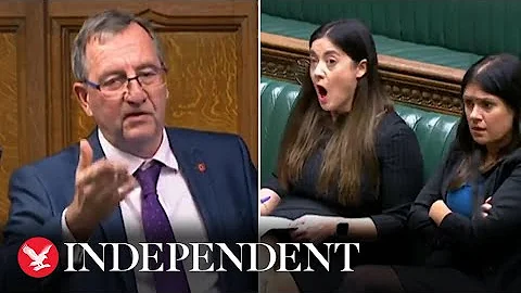 Tory MP tells 'chirping' female Labour frontbenche...