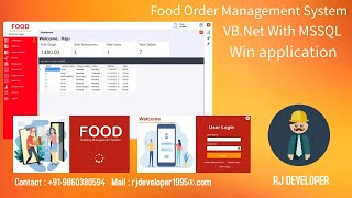 Food Order Management System | POS Software | Final Year Project screenshot 5