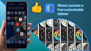 Wheel Launcher a free customizable sidebar screenshot 1