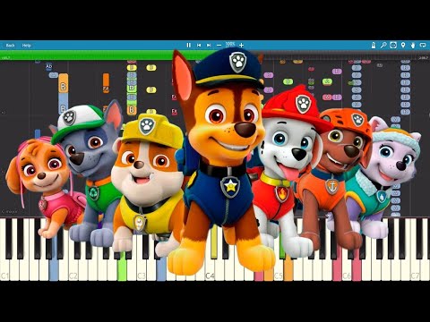 IMPOSSIBLE REMIX - Paw Patrol Theme Song - Piano Cover