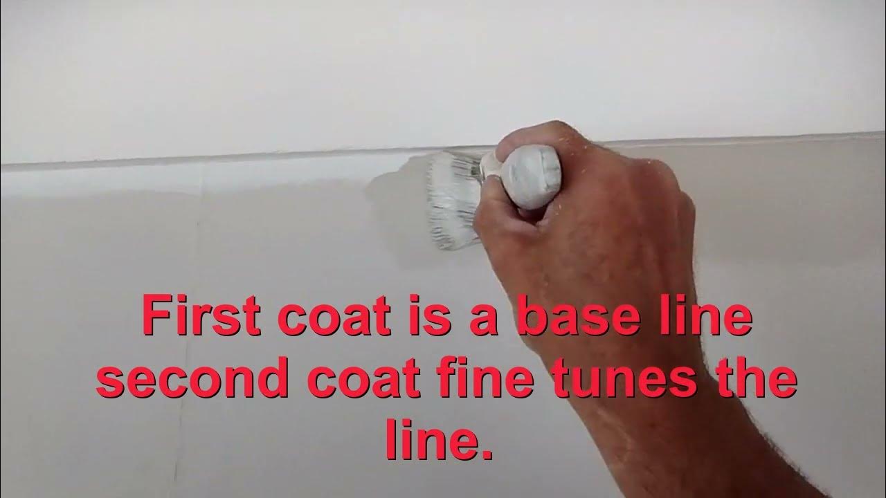 How To Paint Straight Lines When Cutting In A Ceiling, Dealing With