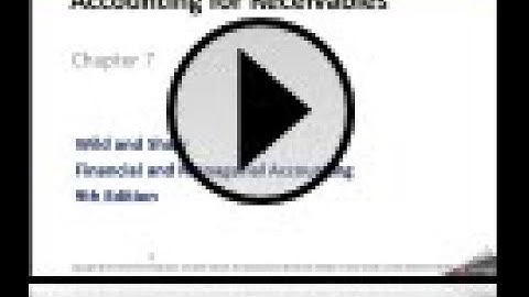 Financial Accounting Chapter 7