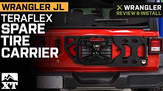 Jeep Wrangler JL Teraflex Alpha HD Hinged Spare Tire Carrier Review & Install