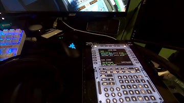 how to use remote mcdu on the flybywire a320 NOT OUTDATED #shorts