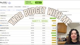 YNAB budget with me ( may 1 2026 )
