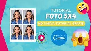 COMO IMPRIMIR  FOTO 3X4 NO CANVA