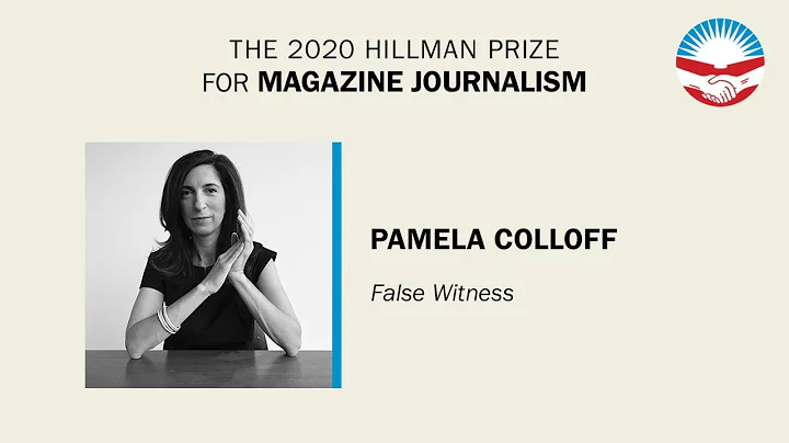 Pamela Colloff wins the 2020 Hillman Prize for Mag...