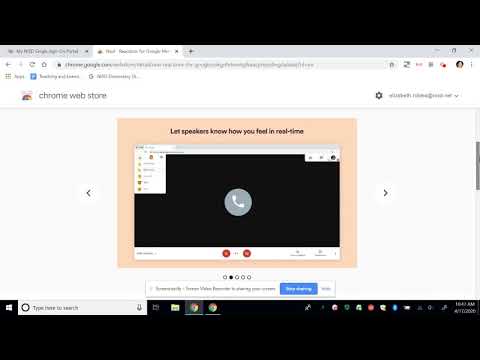 Video Students: How to install Nod Extension for Google Meet - youtube