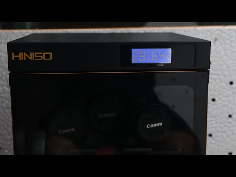 Unboxing Video of Hiniso 34 Liters Capacity Digital Display Dry Cabinet with Humidity Controller