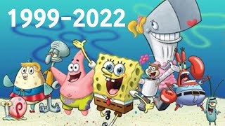 Evolution of SpongeBob 1999-2022