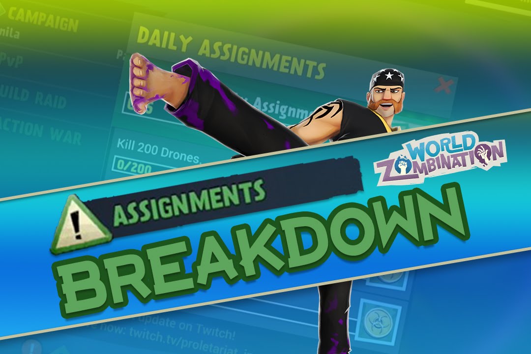 World Zombination: Daily Assignment/Hunt Breakdown