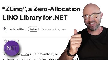 C# LINQ just got way faster with "ZLinq"