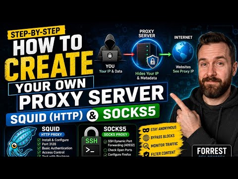 How to Create Your Own Proxy Server | Squid HTTP & SOCKS5 Tutorial (Ubuntu 20.04)