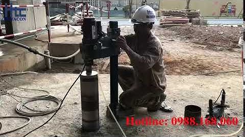 Khoan rút lõi bê tông sâu 1 mét 75 cm bằng máy móc hiện đại (0988.168.060)