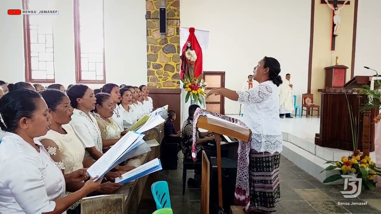 Kyrie - Padua Suara Paroki Eban (Lagu; Agnes P. F. Asy) || koor Misa Syukur Imam Baru