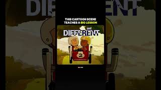 This Cartoon Scene Teaches A Big Lesson.