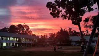 #Red #Sunset in #Davao City #Philippines