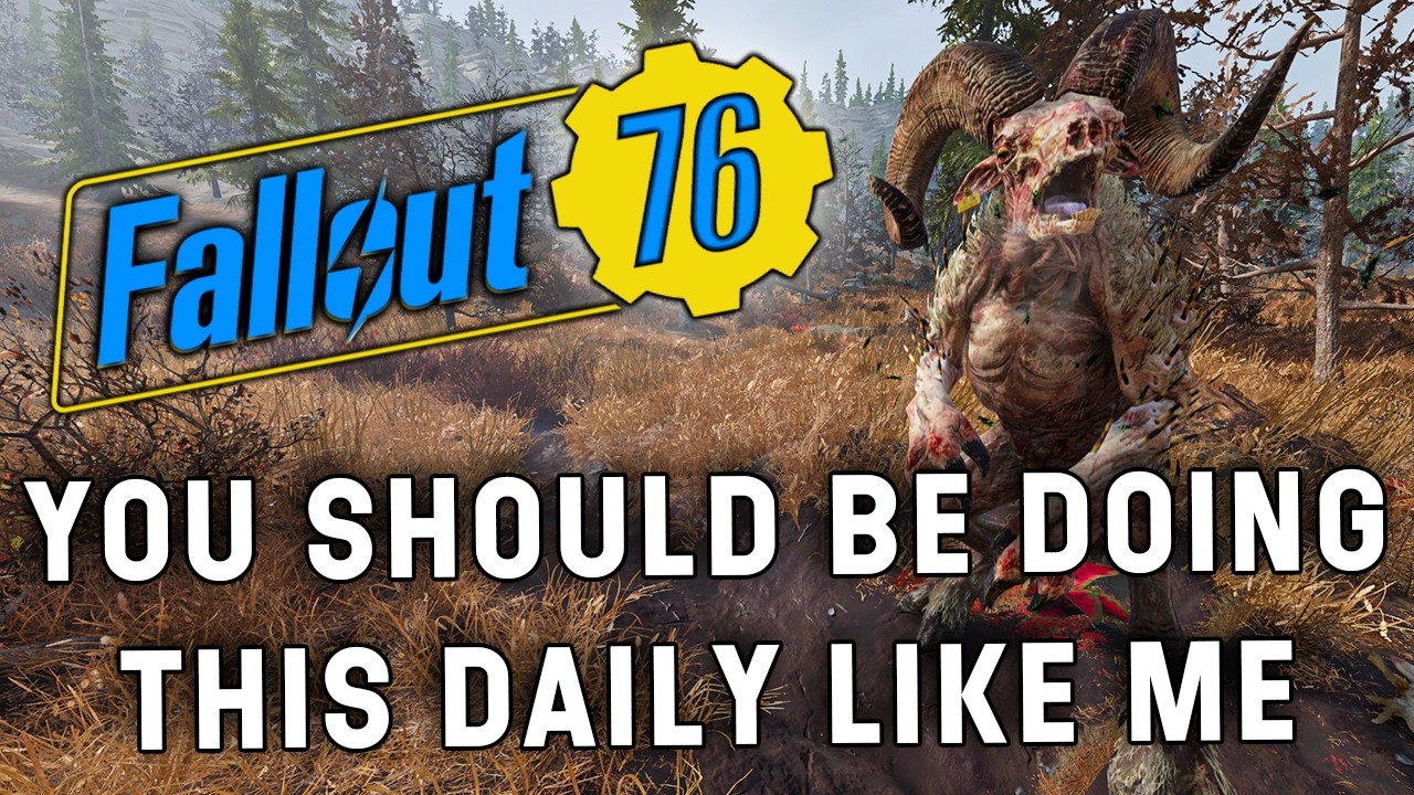 Why I Do This Everyday And So Should You In Fallout 76