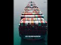Evergreen World’s Biggest Cargo Ship 4000 Containers #shortsvideo