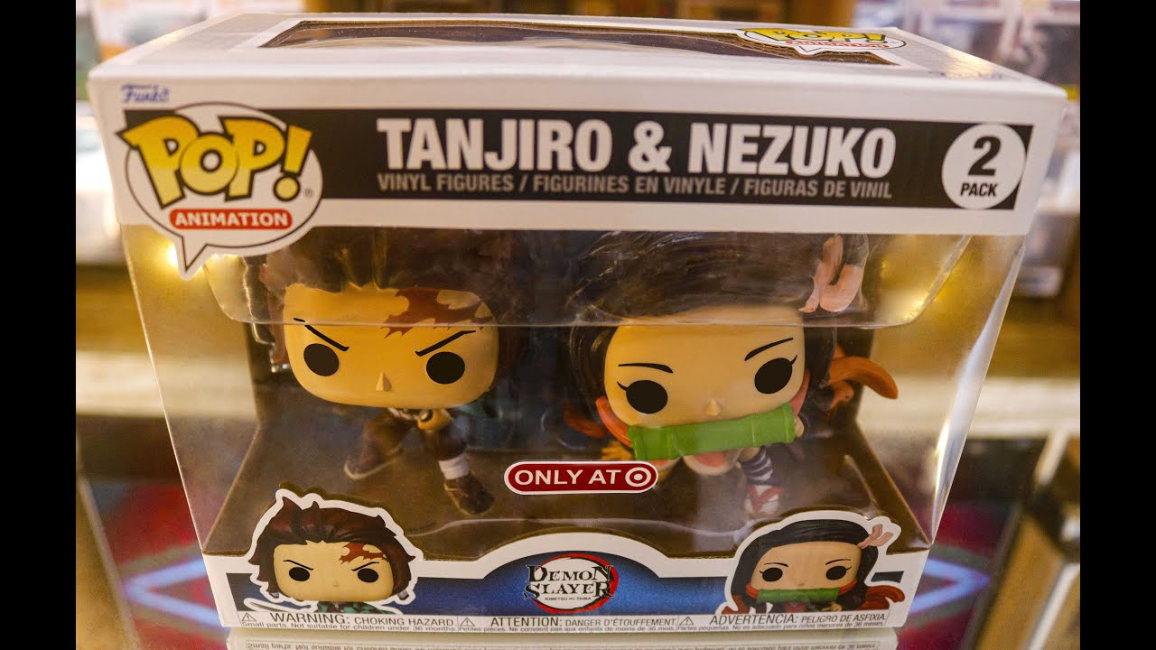 Demon Slayer: Kimetsu No Yaiba - 4-Pack Funko Pop! Crunchy Roll Exclus —  Double Boxed Toys