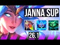 JANNA & Aphelios vs BLITZCRANK & Ashe (SUP) | Perfect KDA: 3/0/21 | EUW Master | 26.1
