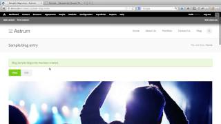 Astrum Setup the blog