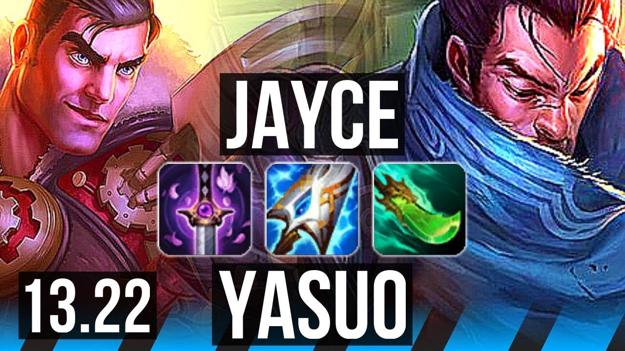 JAYCE vs YASUO (MID) | 2.3M mastery, 1600+ games, 11/2/9, Legendary ...