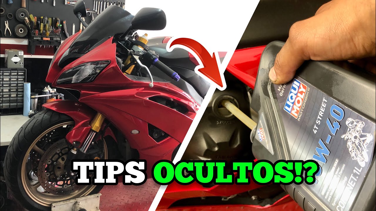 CAMBIO DE ACEITE A YAMAHA R6 | TIPS QUE NADIE TE DICE ✅ | Victor de la Rosa