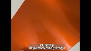 CARLIKE CL-GC-08 SUPER GLOSS CANDY ORANGE VINYL