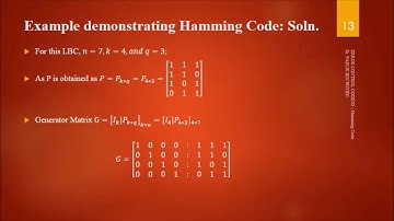 Error Control Coding - Hamming Code #information #theory #LBC #coding #engineering #studymaterial