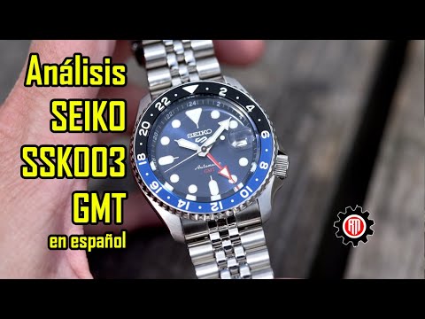 Seiko 5 Sports GMT SSK003 Review in Spanish. The SEIKO Bombshell