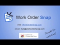 WorkOrderSnap Work Order Creator