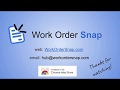 WorkOrderSnap Work Order Creator chrome extension