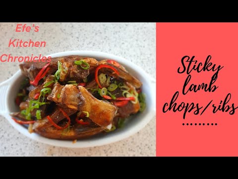 Sticky Lamb chops