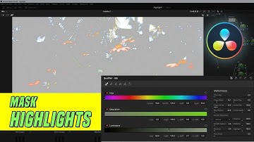 How to easily mask HIGHLIGHTS in DaVinci Resolve