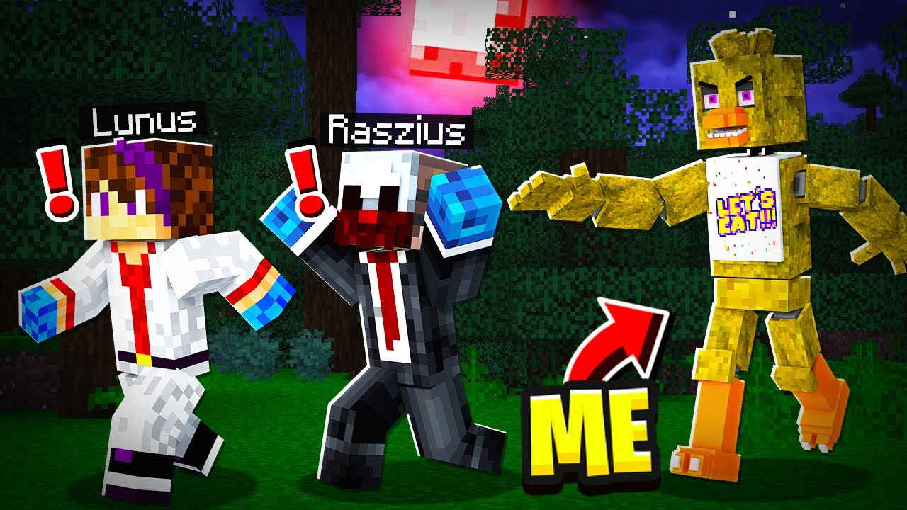 Pranking as CHICA from FNAF! - Minecraft Trolling Video