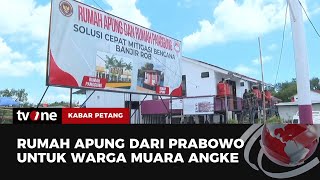 Warga Muara Angke Terima Bantuan Rumah Apung \u0026 Panggung dari Menhan Prabowo | Kabar Petang tvOne